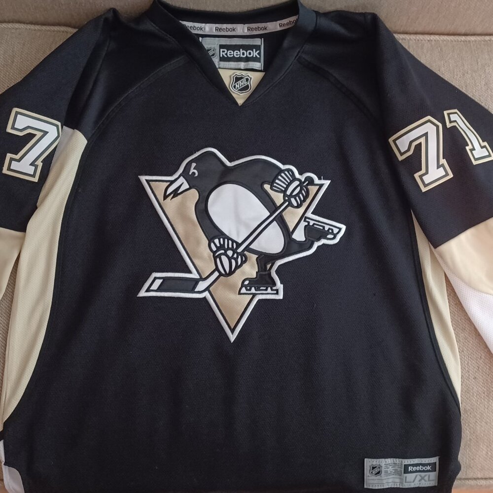 Pittsburgh Penguins Evgeni Malkin NHL Jersey Youth L/XL Hockey